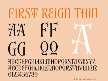 First Reign Thin Version 1.001;FEAKit 1.0图片样张