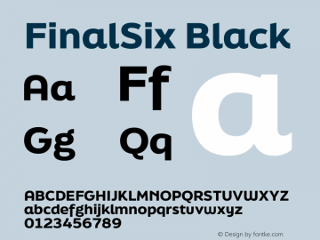 FinalSix-Black Version 1.000图片样张