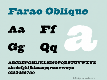 Farao-Oblique Version 001.000图片样张