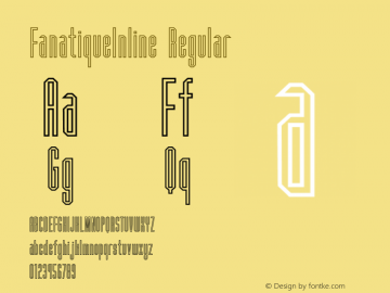 FanatiqueInline-Regular Version 001.000图片样张