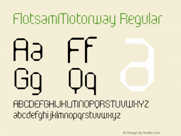 FlotsamMotorway Version 001.000图片样张