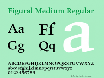 FiguralMedium 1.0图片样张