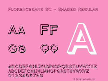 Florencesans SC - Shaded 001.000图片样张