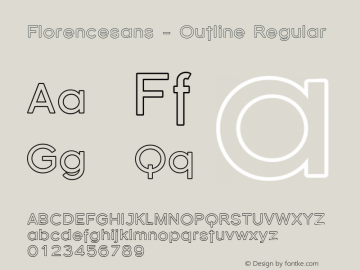 Florencesans - Outline 001.000图片样张