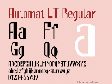 Automat LT Alternate Version 2.01;2005图片样张