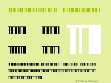 Code16Kxs Regular Version 1.00 September 30, 2002, initial release Font Sample