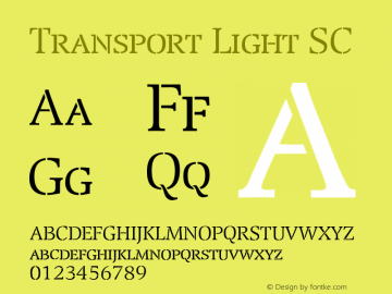 Transport Light SC Version 1.00图片样张