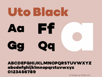 Uto Black Version 1.000;FEAKit 1.0图片样张