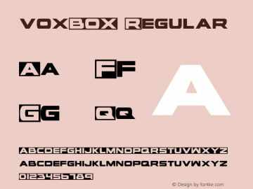 voxBOX Regular 1图片样张
