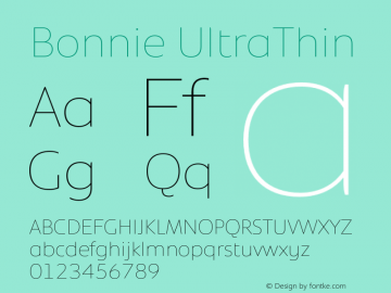 Bonnie UltraThin Version 1.400图片样张