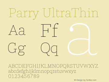 Parry-UltraThin Version 2.001图片样张