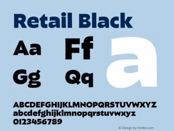 Retail Black Version 1.000;PS 0.0;hotconv 16.6.54;makeotf.lib2.5.65590图片样张