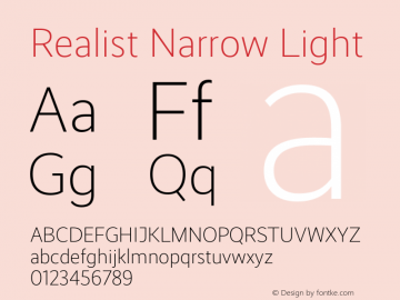 Realist Narrow Light Version 2.204图片样张