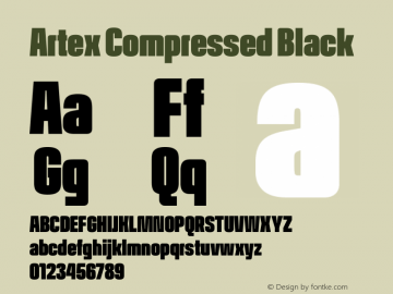Artex Compressed Black Version 1.005图片样张