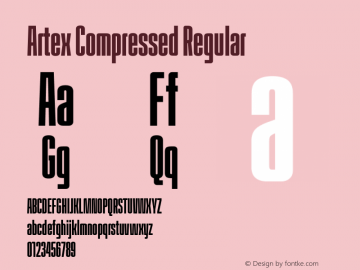 Artex Compressed Regular Version 1.005图片样张