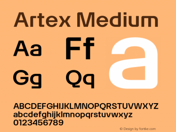Artex Medium Version 1.005图片样张