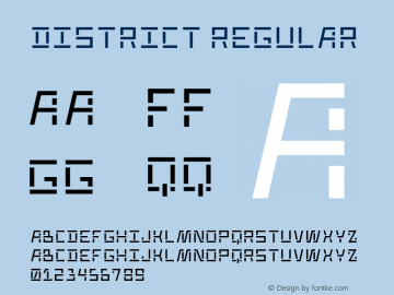 District Regular Version 1.000图片样张