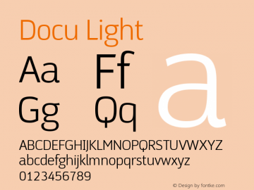 Docu Light Version 3.000 | FøM Fix图片样张
