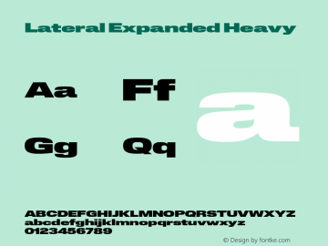 Lateral Expanded Heavy Version 1.001;FEAKit 1.0图片样张
