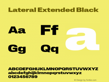Lateral Extended Black Version 1.001;FEAKit 1.0图片样张