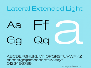 Lateral Extended Light Version 1.001;FEAKit 1.0图片样张