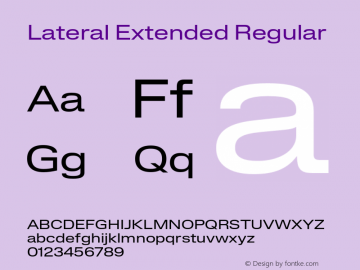 Lateral Extended Regular Version 1.001;FEAKit 1.0图片样张