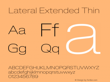 Lateral Extended Thin Version 1.001;FEAKit 1.0图片样张