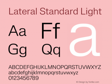 Lateral Standard Light Version 1.001;FEAKit 1.0图片样张