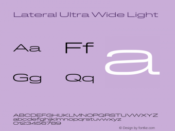Lateral Ultra Wide Light Version 1.001;FEAKit 1.0图片样张