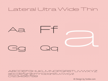 Lateral Ultra Wide Thin Version 1.001;FEAKit 1.0图片样张