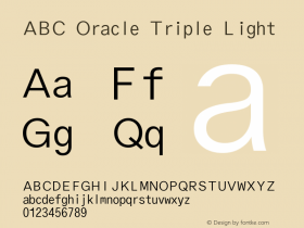 ABC Oracle Triple Light Version 1.000图片样张