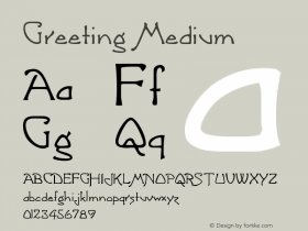 Greeting Medium Version 001.000图片样张