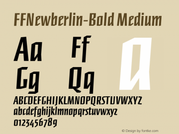 FFNewberlin-Bold Medium 001.001图片样张