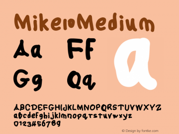 Mike Medium Version 001.000图片样张