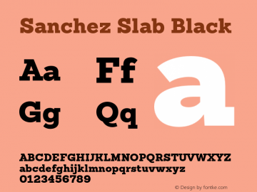SanchezSlab-Black Version 001.000图片样张