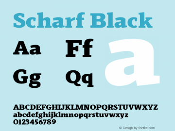 Scharf Black Version 001.001 February 2019图片样张