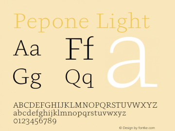 Pepone Light Version 001.000图片样张