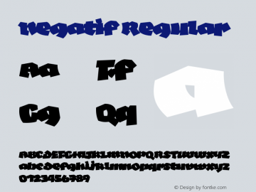 Negatif Regular Version 1.000图片样张