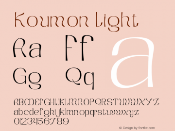 Koumon Light Version 1.000 | FøM Fix图片样张