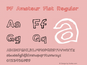 PF Amateur Flat Regular Version 1.000 2006 initial release图片样张