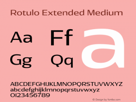 Rotulo Extended Medium Version 1.000;Glyphs 3.1.1 (3141)图片样张