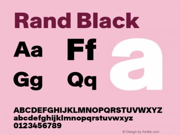 Rand Black Version 1.002; build 0002图片样张