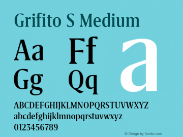 Grifito S Medium Version 2.003图片样张