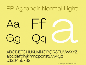 PP Agrandir Normal Light Version 4.100 | FøM Fix图片样张