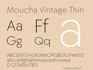 Moucha Vintage Thin Version 1.000图片样张