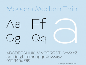 Moucha Modern Thin Version 1.000图片样张