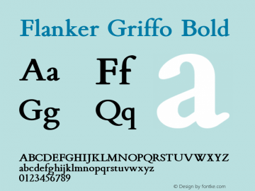 Flanker Griffo Bold 3.200图片样张