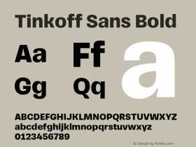 Tinkoff Sans Bold Version 2.000图片样张