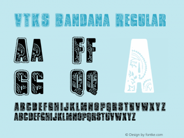 VTKS Bandana Regular Version 1.00 March 8, 2007, initial release图片样张