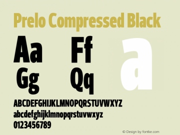 Prelo Compressed Black Version 1.001 | FøM Fix图片样张